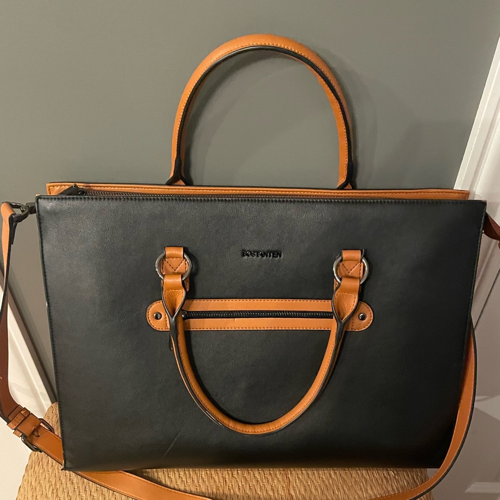 Bostanten laptop black bag. Beautiful work bag.